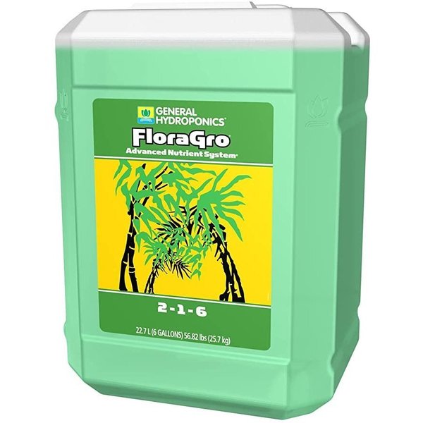 General Hydroponics GH Flora Gro 6 Gallon GL56718055